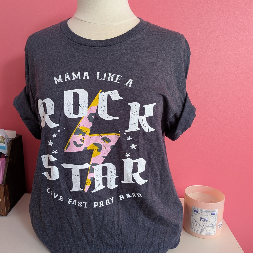 Rock Star Kids T-Shirt - Gray